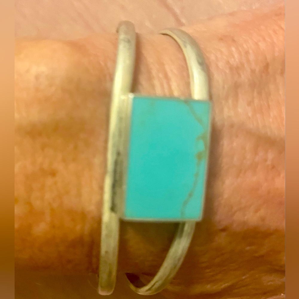 925 Silver and Turquoise bracelet